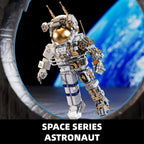Space Astronaut Building Set with Display Stand for Boys Age 8-12