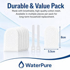 Universal Faucet Cotton Bag, Kitchen Sink Mesh Cotton Sleeve Strainer, Soft Water Flow Anti-Splash Faucet Straining Bag for Kitchen & Bathroom Sink Use (300pcs)