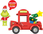 Dr. Seuss Grinch Truck Building Set, 300-Piece Christmas Collectible with Grinch Figure