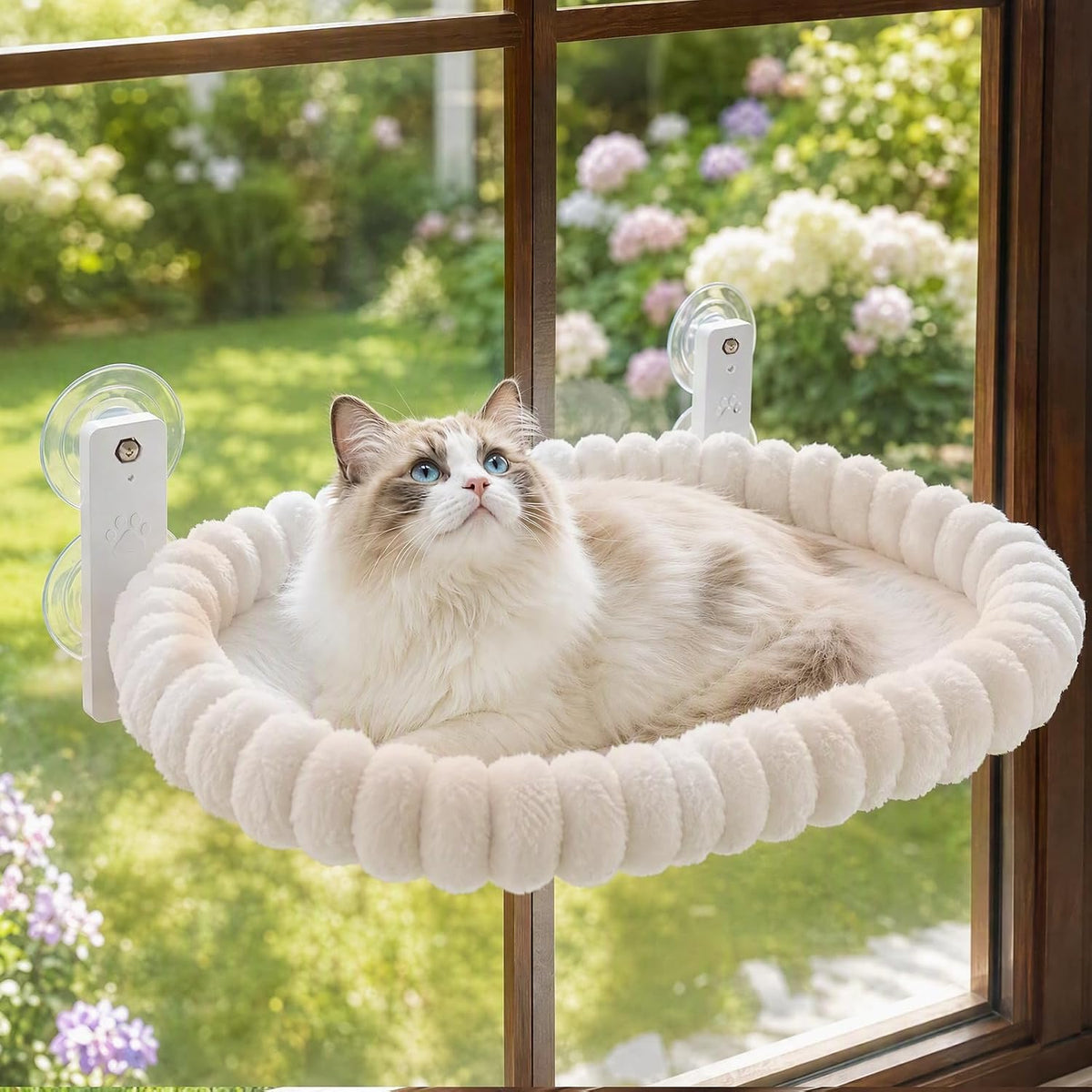 Foldable Cat Window Hammock Foldable Cordless Cushion Bed