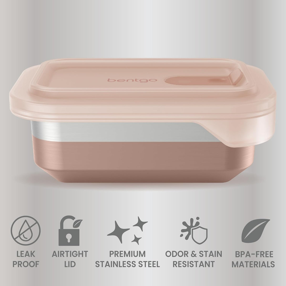 MicroSteel Heat & Eat Leak-Proof Stainless Steel Container