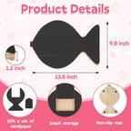 Dog Nail Scratch Board, Dog Scratch Board with Treat Box