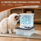 Pet Drinking Fountain, No Pump, Clean/Dirty Separation