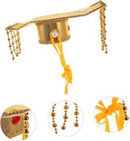 Ancient Chinese Emperor Hat Cosplay Decorative Headwear for Hanfu Performance Prop Party Accessory Traditional Emperor Costume Hat