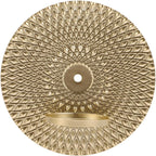 Gold Round Disc Wall-Mounted Iron Candleholder 5.90 X 5.90 X 2.36 in Iron Build, Gold Finish, Simple Style, Home Bar Restaurant Decor, Wall Decoration