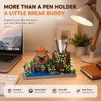 Pen Holder Micro Building Blocks Set for Adults & Teens 14+