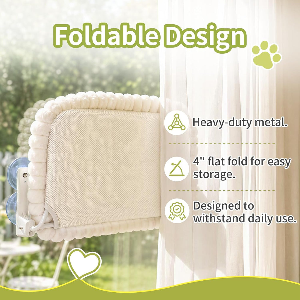 Foldable Cat Window Hammock Foldable Cordless Cushion Bed