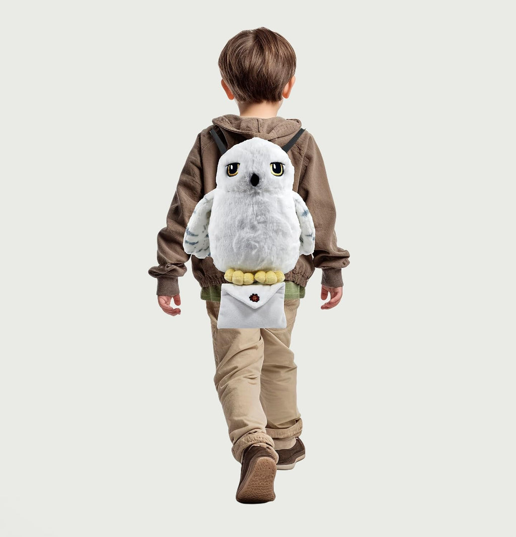 Hedwig Harry Potter Backpack, 35x31x18cm, White, Adult, 11-20L, Adjustable Padded Straps, Ideal for School, Work and Travel