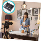 External Sound Card for Computer and Tablet, 800ma Black Iron Independent Reverb Adjustment, Professional Voice Control, Compatible with Mobile Phones and Adults