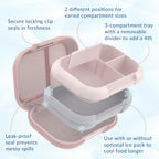 Chill Max Leak-Proof XL Bento-Style 3 or 4 Compartment Lunch Box