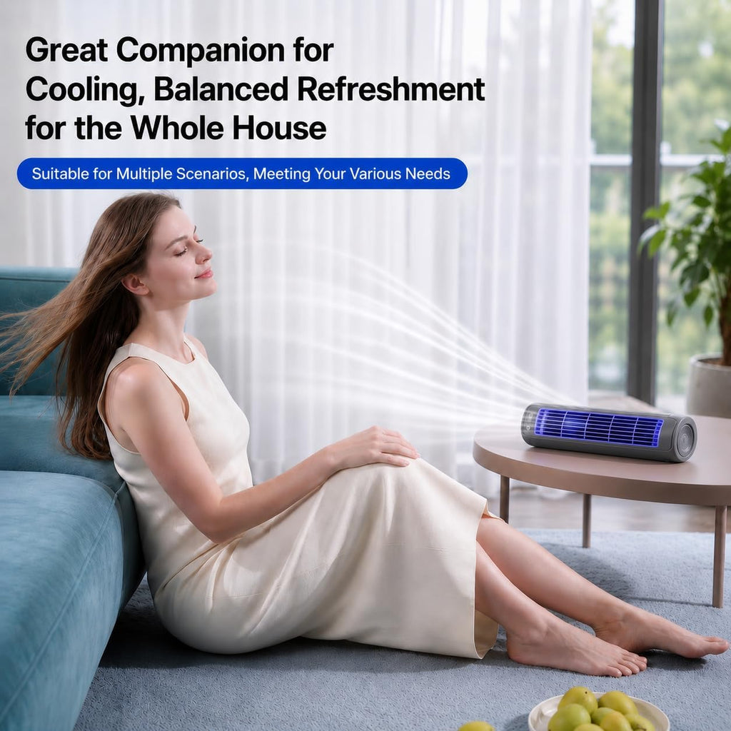 Cooling Breeze Portable Fan Cooling for Bedroom Car