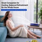 Cooling Breeze Portable Fan Cooling for Bedroom Car
