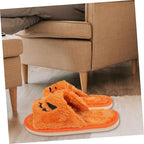 Pumpkin Plush Slippers Costume Cute Slippers Home Slippers Halloween Pumpkin Slipper Animatronic Spooky