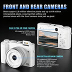 4K Digital Camera, Autofocus Point-and-Shoot Camera