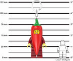 LEGO Keychain Light - Chili Costume Girl