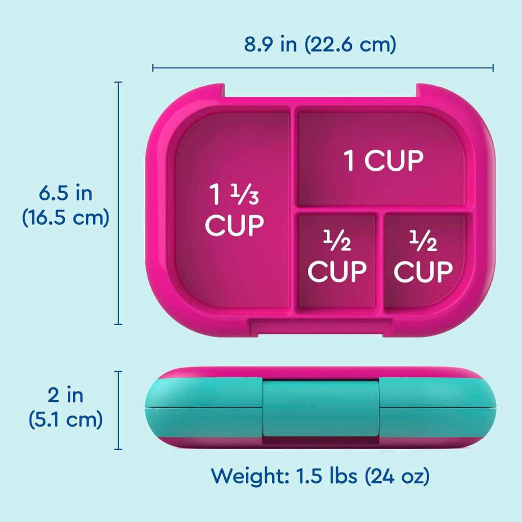 Chill Kids (Fuchsia/Teal) and Chill Mini (Tide Blues) Lunch Box Set