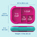 Chill Kids (Fuchsia/Teal) and Chill Mini (Tide Blues) Lunch Box Set