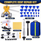 39-Piece Car Dent Puller Kit, Paintless Repair Tools with Slide Hammer, Bridge Lifter, Glue Gun, Pull Tabs and Tap Down Tools for Auto Body Hail Damage