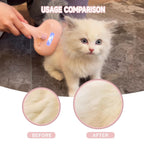 Pet Hair Removal Comb with Water Tank, Deshedding & Bathing Grooming Brush for Cats & Dogs