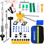 39-Piece Car Dent Puller Kit, Paintless Repair Tools with Slide Hammer, Bridge Lifter, Glue Gun, Pull Tabs and Tap Down Tools for Auto Body Hail Damage