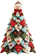 DIY Quilted Christmas and Halloween Tree Kit with Die-Cut Template (Type E) Die-Cut Template, Fabric, Filling and Printed