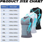 Men's Compression Shirt Vest, Quick-Dry Breathable Sleeveless Shirts, Feel The Power of Confidence, Shape & Control