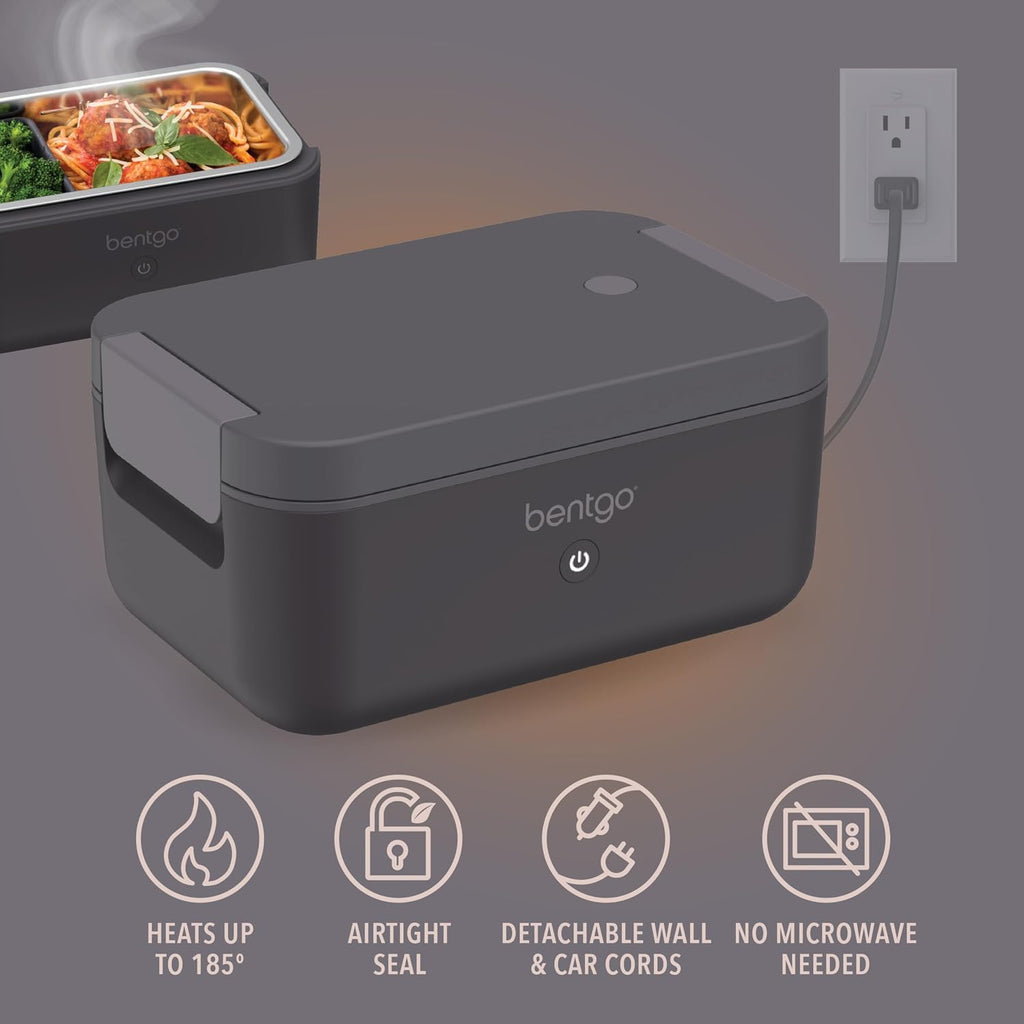 Heat Electric Lunch Box & Portable Food Warmer for Work & Travel