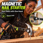 Adjustable Nail Puller Hammer with Magnetic Nail Holder
