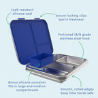 Kids Stainless Steel Lunch Box and Water Bottle Set