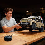 1:8 Off-Road Car Building Blocks, 2,693-Piece 4x4 SUV Rover Model Kit