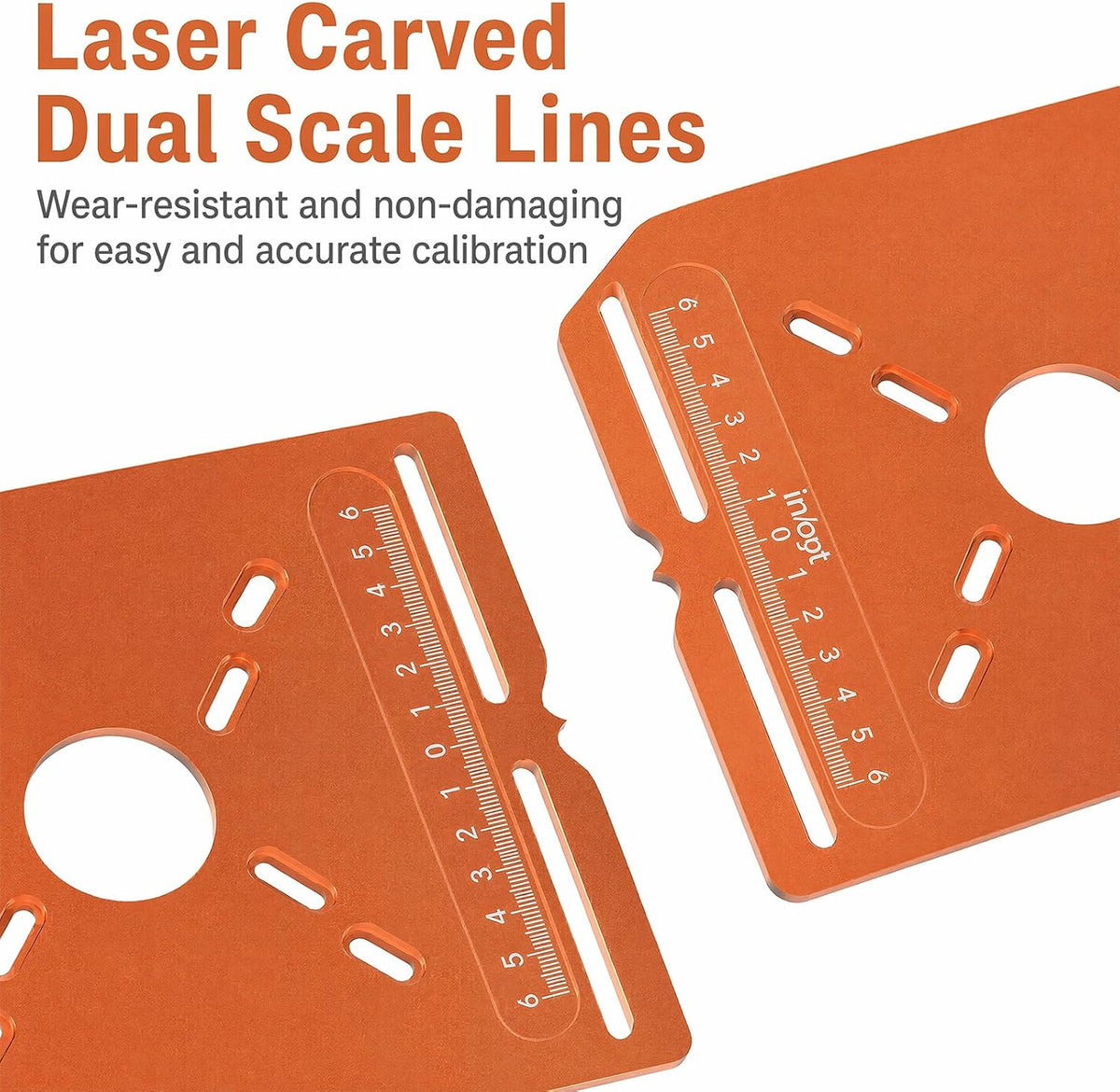 Router Slotting Guide Bracket, Precision Aluminum Alloy Woodworking Jig