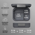 Modern Adult Bento Lunch Box with 3-4 Compartments