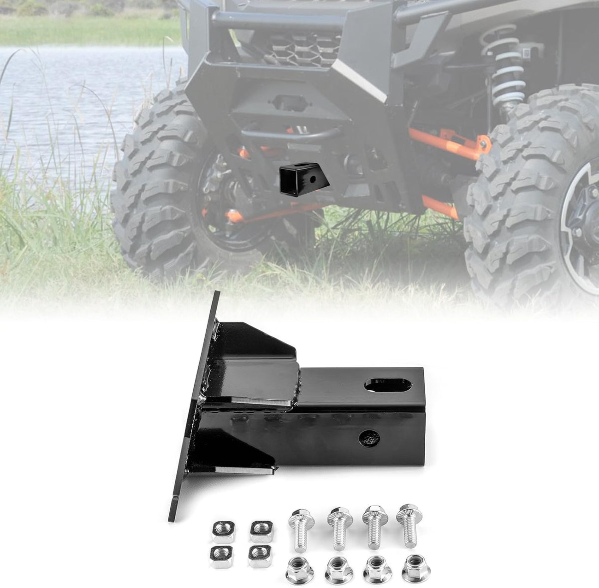 2" Receiver Hitch Fit for Polaris Ranger XP 1000 Crew 2018-2025