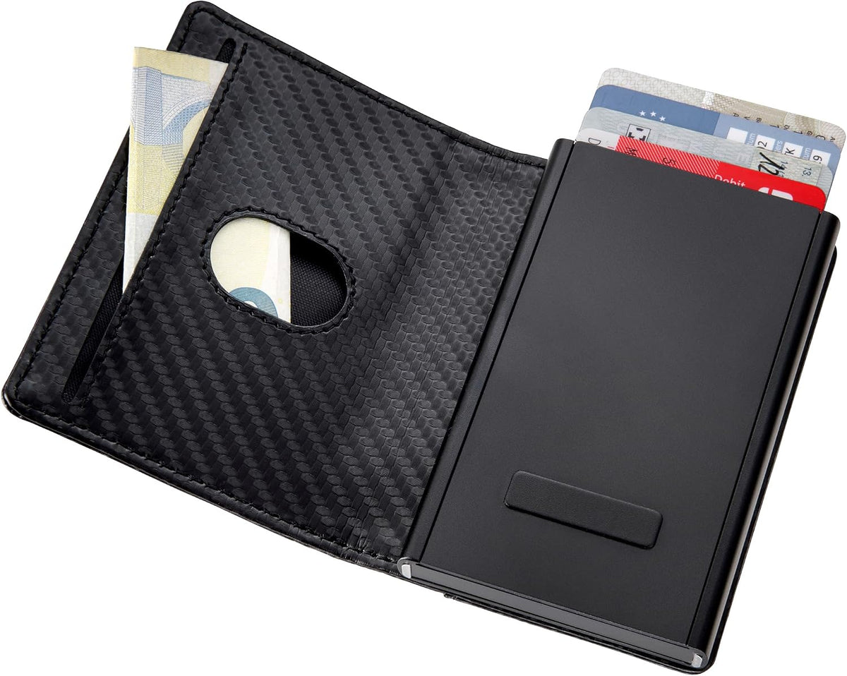 Card Case with Removable MagSafe Sherlock Home 2-in-1 Wallet with RFID Protection Reading Protection for 6 Cards - Strong Magnet for Attaching to Mobile Phone Made of Faux Leather, Metal in