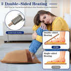 Double-Sided Electric Foot Warmer, LCD Display Foot Heating Pad
