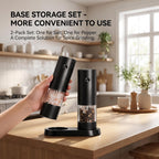 Electric Salt and Pepper Grinder Shakers Kitchen Set for Women Home Gifts