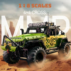 Wrangler 1:8 Off-Road Building Blocks, 2,357-Piece 4x4 SUV Model Kit