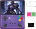 R39S Handheld Game Console, 4-Inch Portable Gaming Console with 20,000+ Classic Games,(Purple)