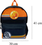 Dragon Ball Youth Backpack Adaptable Trolley Goku School Supplies Backpack Black Colour Official Product