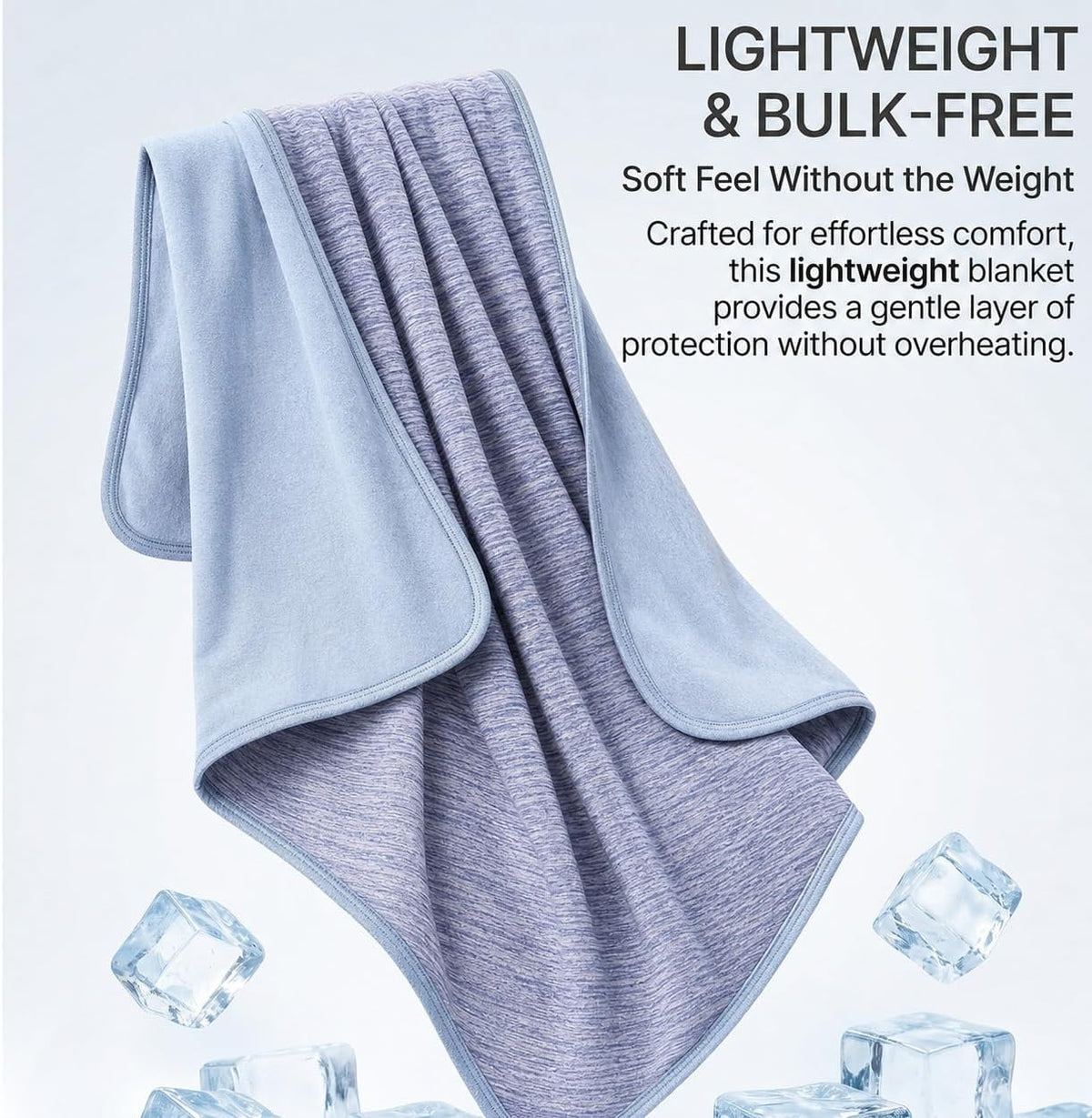 Cooling Blanket Lightweight Summer Bedding for Bed Couch Travel (Purple,200 * 220CM)