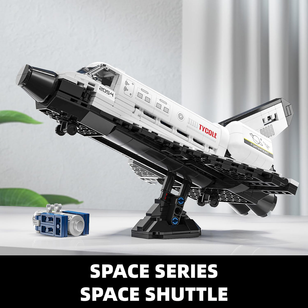 Space Shuttle Building Block Set, Translucent Spaceship Toy, 536PCS Gift for Adults & Boys