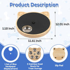 Dog Nail Scratch Board - Scratch Pad - Scratch Board Treat Box, Nail File