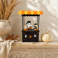 Halloween Ghost Coffee Cart Figurine, Cute Spooky Tabletop Decor