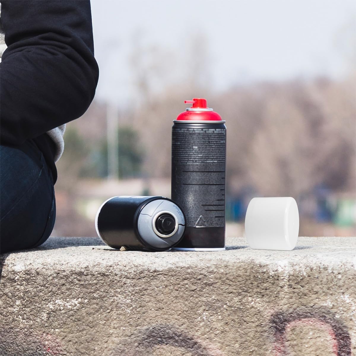 Spray Paint can Caps Replacement Aerosol can Lids for Graffiti Art Projects 2.56 Inch Durable Spray Paint Cleaning Covers for Efficient Diy and Automotive Use