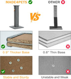 Made4Pets Cat Scratching Post, 32" Carpet Cat Scratcher for Indoor Cats