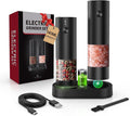 Electric Salt and Pepper Grinder Shakers Kitchen Set for Women Home Gifts