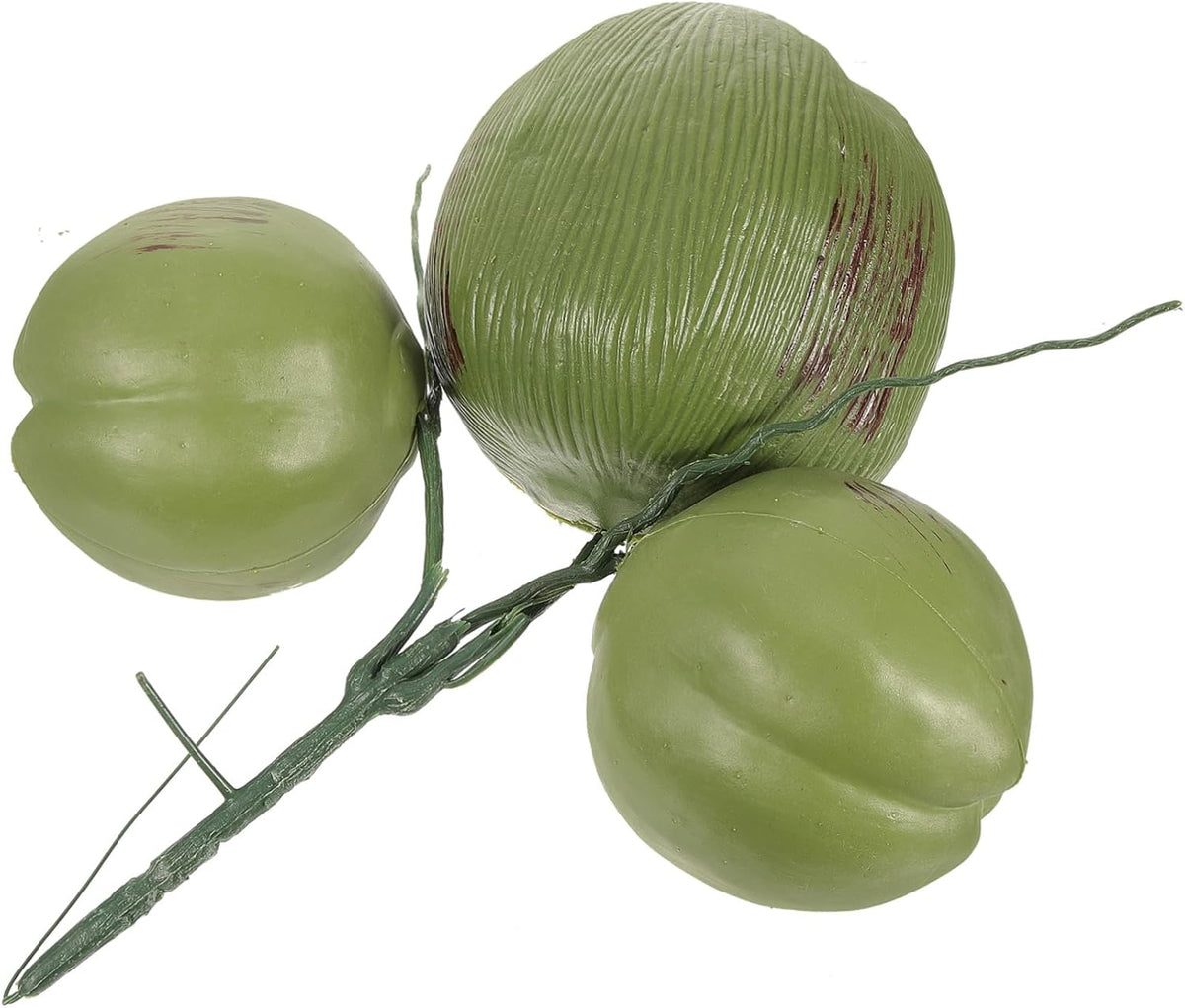 Artificial Coconuts Fake Fruit Photo Props for Farmhouse Decorations Tropical Creative Simulated Coconut Ornaments Luau Theme Decorations