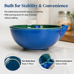 Berry Washing Bowl – Handcrafted Ceramic Berry Washer，B