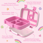 BLUEY Kids Leak-Proof, 5-Compartment Bento-Style Kids Lunch Box
