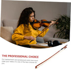 Violin Bow with Horse Hair Student Violin Bow Red Sandalwood Comfortable Use Great and Practice
